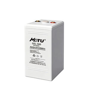 Batería de Gel Recargable de 2V, Libre de Mantenimiento, 500Ah, Baterías SLA para Sistemas de Alarma contra Incendios e Iluminación de Emergencia - Product Image 1