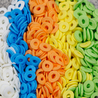 Vente en gros de bonbons décoratifs pour la pâtisserie, 100 g, tranches colorées, fleurs, animaux, bonbons décoratifs ronds pour la décoration de gâteaux