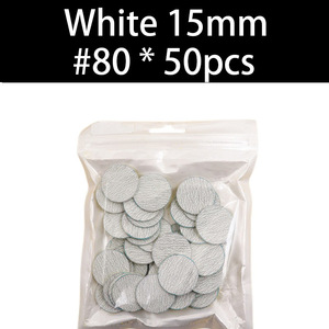 Tampons de ponçage ronds colorés pour ongles, disques de ponçage jetables, tampons de ponçage pour ongles, limes électriques pour les pieds, podologie - Product Image 6