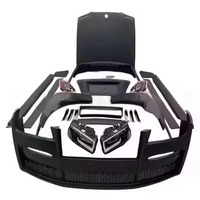 Rolls Royce Ghost Body Kit Facelift Conversion 2024 IV Modelo Rim Arch Parachoques delantero Faro Lámpara trasera Rejilla de coche Piezas de mejora
