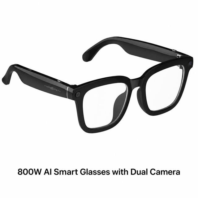 Professional AI Voice Assistant Smart Glasses V03  5.4 Wireless Earphone HD Camera Real Time Translation Glasses