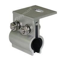 Pince de fixation solaire simple en alliage AL6005 T5 pour toiture à joint debout, clip de montage solaire pour accessoires de support PV sur toiture métallique