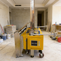 Machine à plâtrer automatique pour murs et plafonds, intérieur et extérieur, en vente