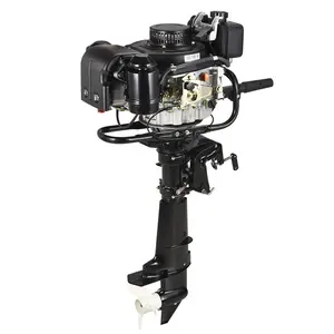 Moteur hors-bord Diesel 4 temps 6hp, 12 v, avec engrenage inversée et démarrage électrique