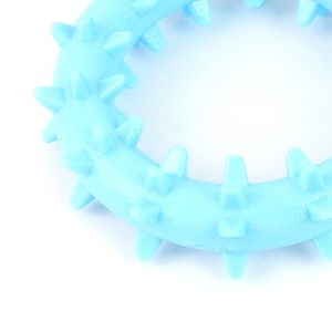 Juguete para Perros de Plástico Resistente a Mordeduras de Alta Calidad, Anillo Plano de Espino de 12*1.6cm, Fácil de Limpiar y Seguro para Uso en Interiores/Exteriores - Product Image 3