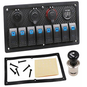 Panel De Interruptor Basculante Combinado De 8 Posiciones Para Coches, Barcos, ATVs, UTVs, Caravanas Y Remolques De Viaje - Product Image 2