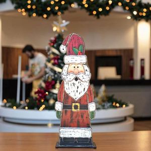 Décorations de Noël en bois personnalisées, décorations de Noël avec Père Noël, décorations de Noël joyeuses - Product Image 2