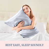 Housse de coussin en soie, taie d'oreiller en soie, ensemble de taies d'oreiller en soie de mûrier 100%, taies d'oreiller en soie de mûrier