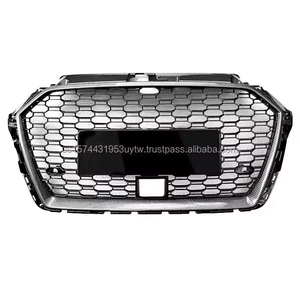 Kit Carrozzeria Griglia <span class=keywords><strong>a</strong></span> Nido d'Ape <span class=keywords><strong>RS3</strong></span> Griglia Frontale con Foro ACC <span class=keywords><strong>RS3</strong></span> 2017 2018 2019 per Audi A3 S3 - Product Image 2