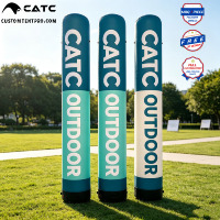 Colonnes gonflables hermétiques personnalisées CATC |   Tours de signalisation ignifuges et étanches 350D |   Piliers d'affichage extérieurs pour événements |   Personnalisé
