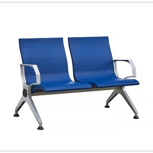 Silla de espera de tres plazas Pinyin, de cuero sintético, para aeropuerto, hospital, estación, uso público - Product Image 3