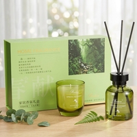 Ensemble cadeau de diffuseur de parfum en cire de soja écologique de qualité supérieure avec mèche en coton, idéal pour Thanksgiving