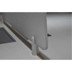 Acrílico transparente mesa de vidrio esmerilado <span class=keywords><strong>divisiones</strong></span> de oficina pantalla para estación de trabajo - Product Image 1