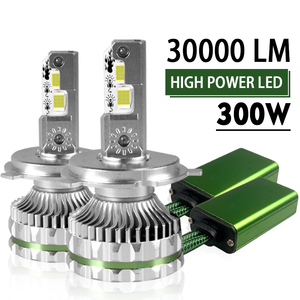 Carolyn Bombillos Led Para Carro H4 faro Led para coche 50000 lúmenes H4 plomo faro 300W bombillas de coche con Canbus - Product Image 1