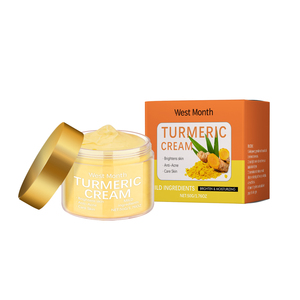 West & Mese curcuma quotidiana delicata cura del viso 50 ml idratante idratante e schiarente nutriente per tutti i tipi di pelle - Product Image 1