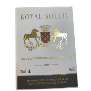 Etiquetas adhesivas de Metal para estampación de botellas de uvas, etiquetas adhesivas personalizadas para botellas de vino, de fábrica - Product Image 2