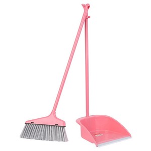 Factory Supplied Home Office Indoor Sweeping Broom Set Long <b>Handle</b> Broom with Dust <b>Pan</b> Stand Dustpan and Broom Set - Product Image 5