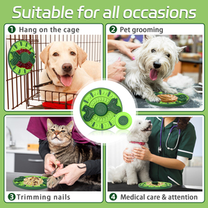 <span class=keywords><strong>KIMU</strong></span> KINYU 2024 Nuevo Diseño Ecológico Verde S-2XL Clásico Tapete Interactivo para Perros con Juego de Rompecabezas y Alimentador Lento con Sonido Giratorio - Product Image 4