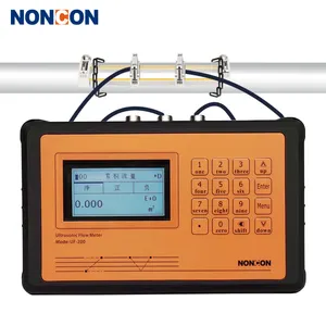 UF 200 Portable Air Ultrasonic Fuel Flow Meter Panas Meter Kartu SD