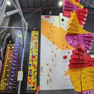 Nuova parete da arrampicata Indoor di alta qualità per bambini e adulti