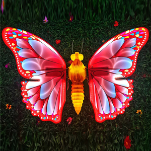 Lampada da Giardino LED Butterfly <span class=keywords><strong>Deng</strong></span> IP65, Luce Bianca Calda 3500K, Garanzia di 2 Anni - Product Image 3