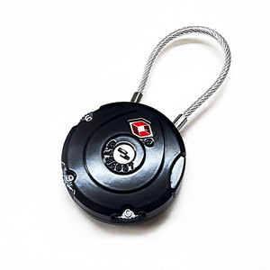 Candado de Combinación Aprobado por la TSA, Candado de Viaje para Equipaje con Cable de Acero y Aleación de Aluminio, con Código Numérico de Seguridad - Product Image 1