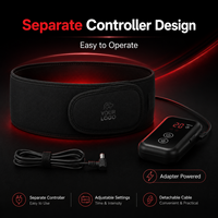 Ceinture de thérapie par lumière rouge pour chiens et chats, usage domestique, soulagement de la douleur, 660nm 850nm, physiothérapie infrarouge, alimentation par prise secteur/USB