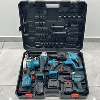 Ensemble d'outils électriques multifonctionnels haute puissance 5 pièces, avec batterie et mallette de transport, pour coupe-herbe électrique