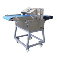 Professionnel industriel automatique hamburger commercial Hamburger hot dog coupe-pain machines de traitement trancheuse à pain