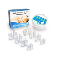 Lot de 8 évents nasaux dispositifs anti-ronflement, solution de ronflement simple pour faciliter la respiration Différentes tailles de dilatateur nasal pour soulager la respiration