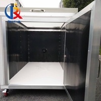 Industriële commerciële zonne-elektrische PLC-gestuurde dual-purpose voedseldroger voor het drogen van fruit en groenten, capaciteit 20-100 kg
