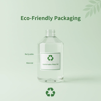 Bouteille PET de haute qualité de 300 ml avec un nouveau design à fermeture à pression, sérigraphiée, recyclable pour lotion et shampoing