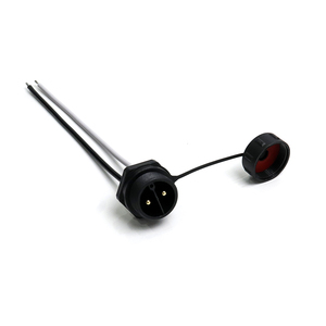 Toptan Özel 2 Pinli Su Geçirmez Havacılık Konnektör Kablosu 2 Çekirdekli Panel Montajlı Kablo Demeti Toz Kapağı ile - Product Image 2