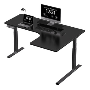 <span class=keywords><strong>Bureau</strong></span> de jeu en forme de L <span class=keywords><strong>160</strong></span> longueur de <span class=keywords><strong>bureau</strong></span> électrique réglable en hauteur - Product Image 1