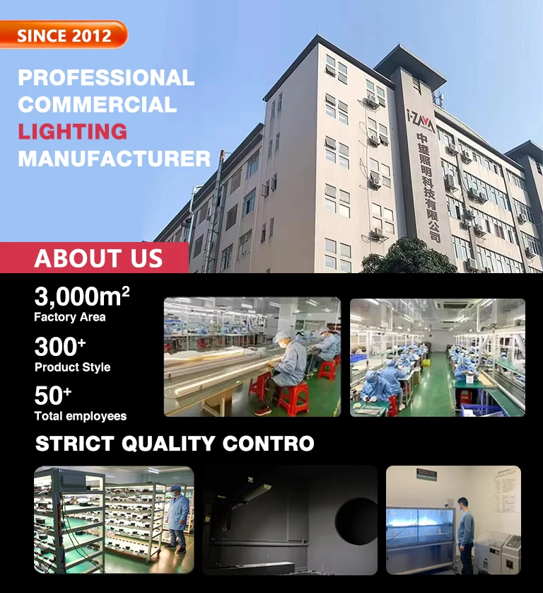 i-zava 36W SMD LED Linear Tube Light - High Lumen Aluminum Classroom Office Lighting