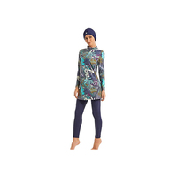 Vente en gros de vêtements islamiques modestes à couverture complète et à manches longues pour femmes maillots de bain musulmans de grande taille avec soutien-gorge