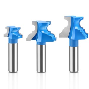 12mm 1/2" Shank Convex Emperor Minhuang Polygonal Engraving Tungsten Carbide Tiain Coated <b>CNC</b> <b>Wood</b> Router Bit ODM 45HRC <b>Wood</b> - Product Image 1