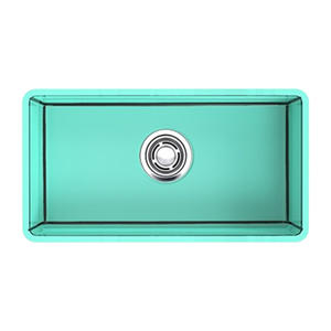 [BAEKJO] Évier Premium ENAMEL 860 BLACK-LINE avec revêtement émaillé pour un lavage résistant aux rayures et hygiénique - Product Image 1