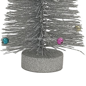 Décoration de Noël artificielle argentée, mini arbre de table, haute qualité, écologique, pour la maison, la chambre, le bureau, l'hôtel, les fêtes - Product Image 5