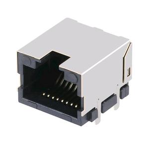 Cách Thức Thông Qua Lỗ Góc Bên Phải 4P4C Modular Jack Ngang Nhựa RJ11 Ổ Cắm - Product Image 6