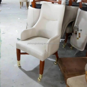 Silla moderna de cuero de lujo para casino/póker estilo <span class=keywords><strong>Las</strong></span> Vegas, ruedas extraíbles ajustables para el hogar, <span class=keywords><strong>Bar</strong></span>, comedor, sala de estar, uso en centro comercial - Product Image 5