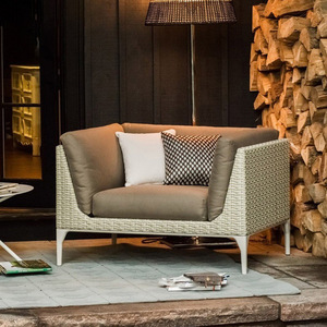 Set di Divani da Esterno dal Design Moderno, Ecologico e Resistente alle Intemperie, Arredamento Unico in Rattan per Giardino, Patio, Soggiorno, Camera da Letto e Ville - Product Image 5