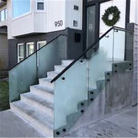 Garde-corps en verre dwg rampe d'escalier en verre