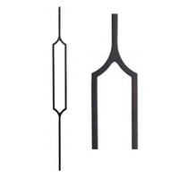 Hochwertige Moderne Innen-Treppengeländer aus Schmiedeeisen mit Gekreuztem Bogendesign in Satin-Schwarz und Lebenslanger Garantie