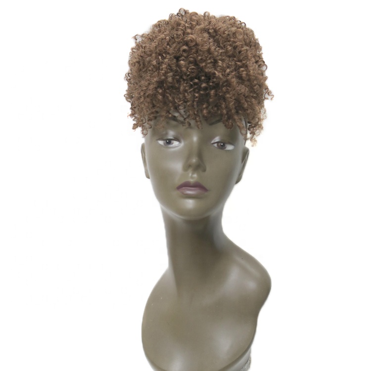 Новинка, высококачественный синтетический парик на шнурке для конского хвоста, волнистые челки, челки, парик для очереди, афро твист, весенний пучок волос