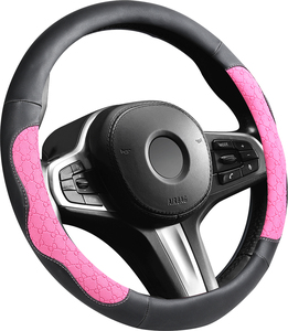 Housse de <span class=keywords><strong>volant</strong></span> en cuir toutes saisons, rafraîchissante en été et chaude en <span class=keywords><strong>hiver</strong></span> - Product Image 2