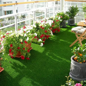 Chất lượng cao màu xanh lá cây cỏ nhân tạo chuyên nghiệp bóng đá lĩnh vực tổng hợp cỏ đưa màu xanh lá cây bóng đá nhân tạo Turf cỏ - Product Image 2