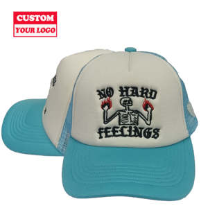 Casquettes de <span class=keywords><strong>sport</strong></span> en mousse noire de haute qualité avec logo 3D personnalisé, promotionnelles, non structurées, pour hommes, père, en vrac, casquettes de camionneur - Product Image 5