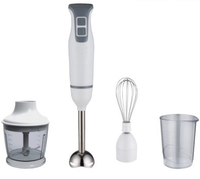 Mixeur plongeant électrique portatif en plastique, outil de mélange de cuisine multifonctionnel pour la maison