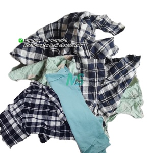 Soft Absorbent <b>Textile</b> <b>Waste</b> Knit Cotton Rags 100% Cotton Industrial Wipe Cleaning Rags Pallet of Rags - Product Image 5